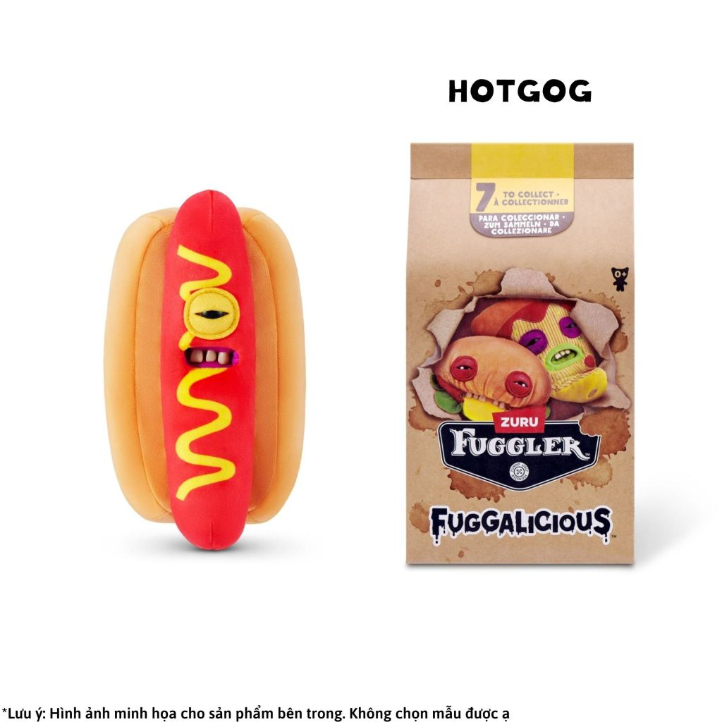 ĐỒ CHƠI SƯU TẦM ZURU TOYS FUGGLER FUGGALICIOUS 9 INCH 15751 BLINDBOX - GIAO NGẪU NHIÊN