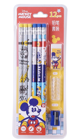 Bộ Học Cụ 12 Món Mickey