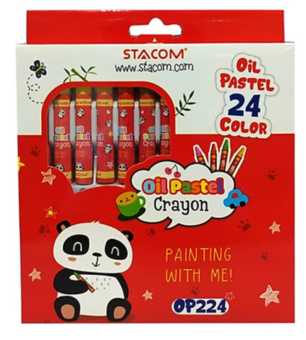 Sáp Màu Stacom - 24 Màu OP224