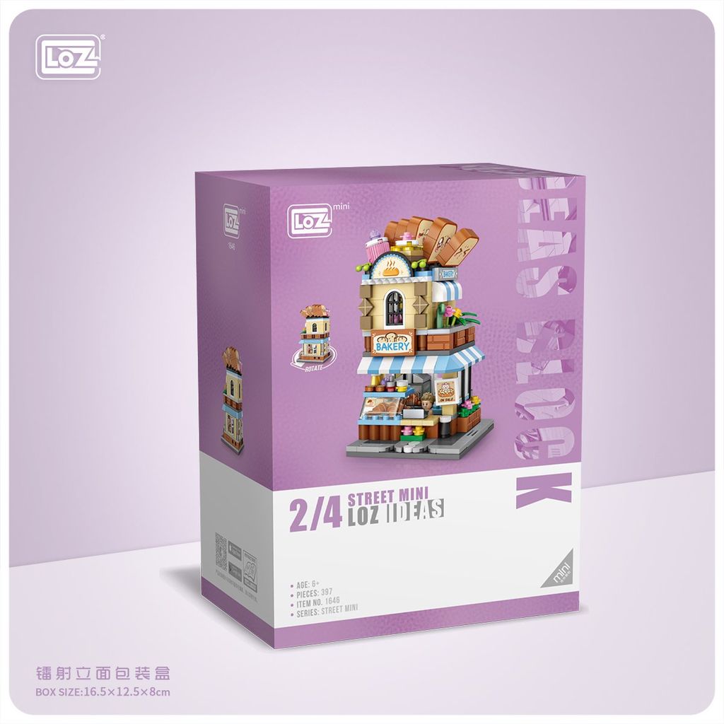 Đồ Chơi Lắp Ráp Cửa Hàng Bánh 397Pcs 1646 LOZ