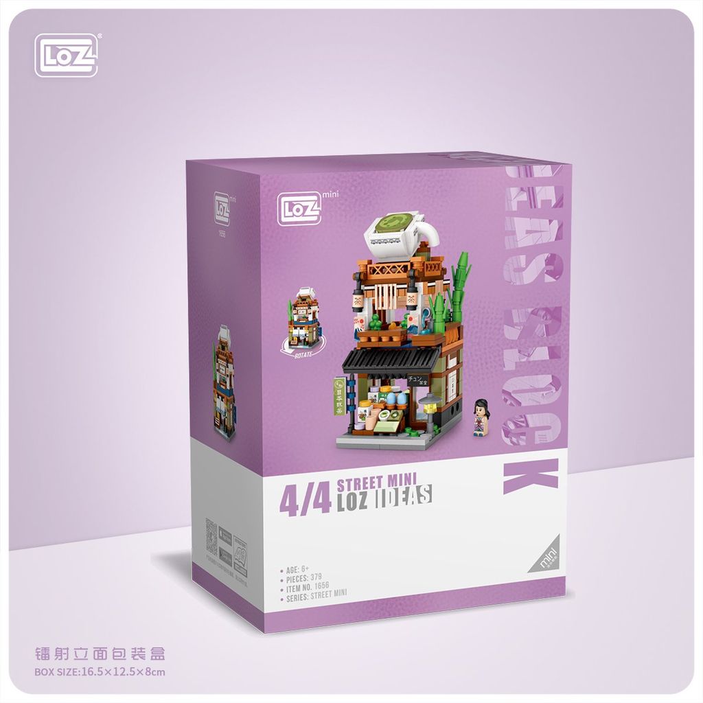 Đồ Chơi Lắp Ráp Cửa Hàng Trà Matcha 379Pcs 1656 LOZ