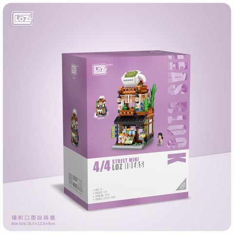 Đồ Chơi Lắp Ráp Cửa Hàng Trà Matcha 379Pcs 1656 LOZ