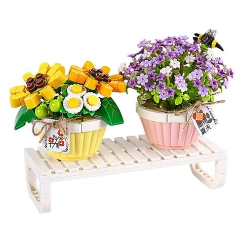Đồ Chơi Lắp Ráp Chậu Hoa 534Pcs 1674 LOZ