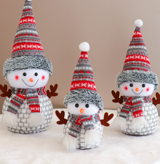 Mô Hình Noel Ngồi 10Cm 10+8-B