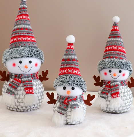 Mô Hình Noel Ngồi 10Cm 10+8-B