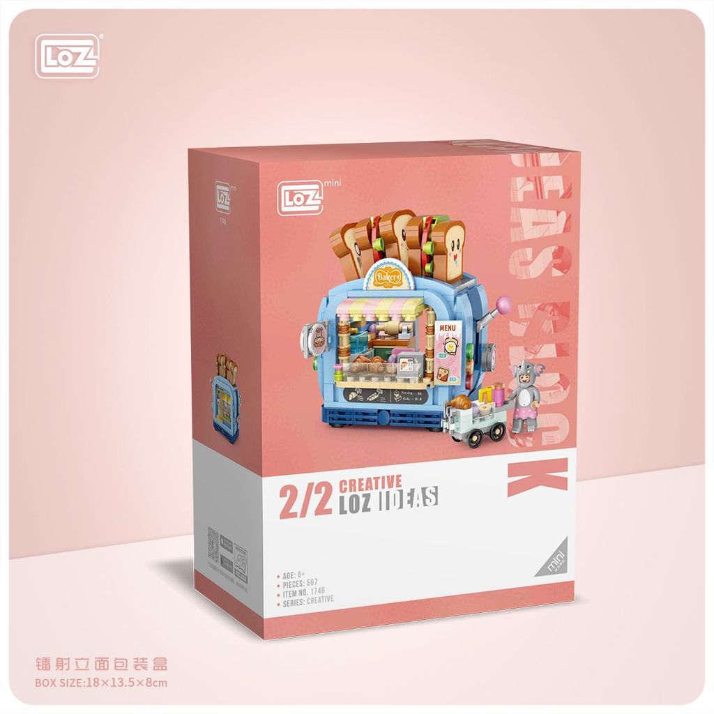 Đồ Chơi Lắp Ráp Cửa Hàng Bánh 567Pcs 1746 LOZ