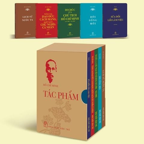 BOXSET DI SẢN HỒ CHÍ MINH (BỘ 5 CUỐN)(KHỔ NHỎ)