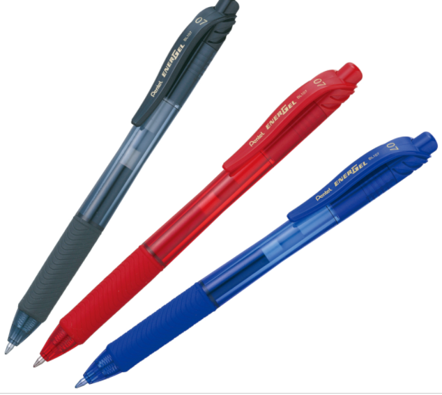 Pentel Energel Bút Bi Gel  0.7MM - Mực Đen, Vỏ Tím BL107F_V
