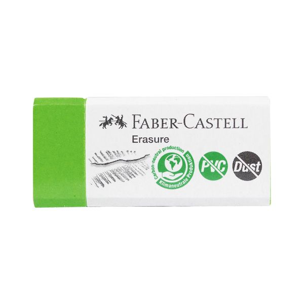 Faber - Gôm Pvc-Free & Dust-Free Xanh Lá (2 Viên/ Gói)