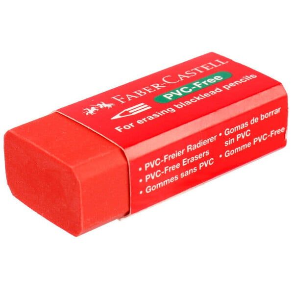 FABER - GÔM PVC-FREE ĐỎ 189531