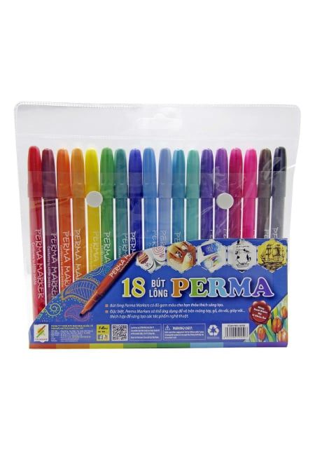 Bộ 18 Cây Bút Lông PERMA MARKERS MA-18PER