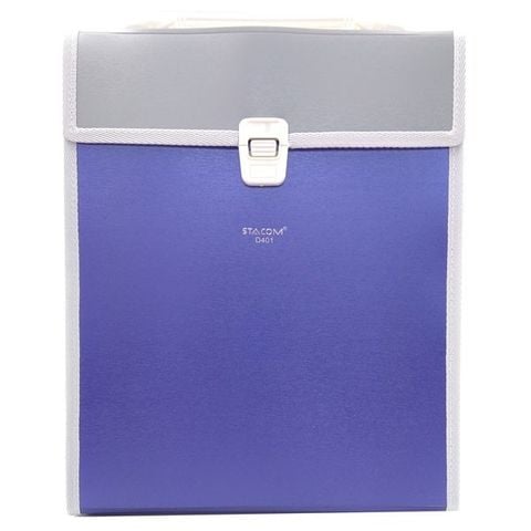 Bìa Cặp Stacom 12 Ngăn Khổ Đứng D401