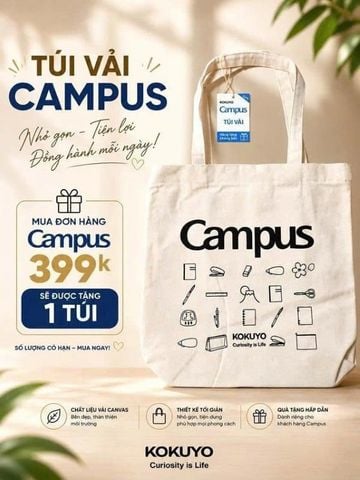 Khuyến Mãi - Túi Vải Tohe Campus