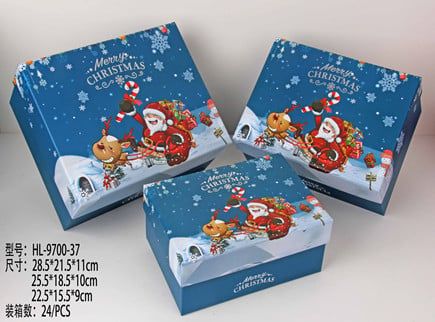 Hộp Quà Chữ Nhật Trung Hl-9700-37M Noel
