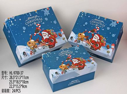 Hộp Quà Chữ Nhật Trung Hl-9700-37M Noel