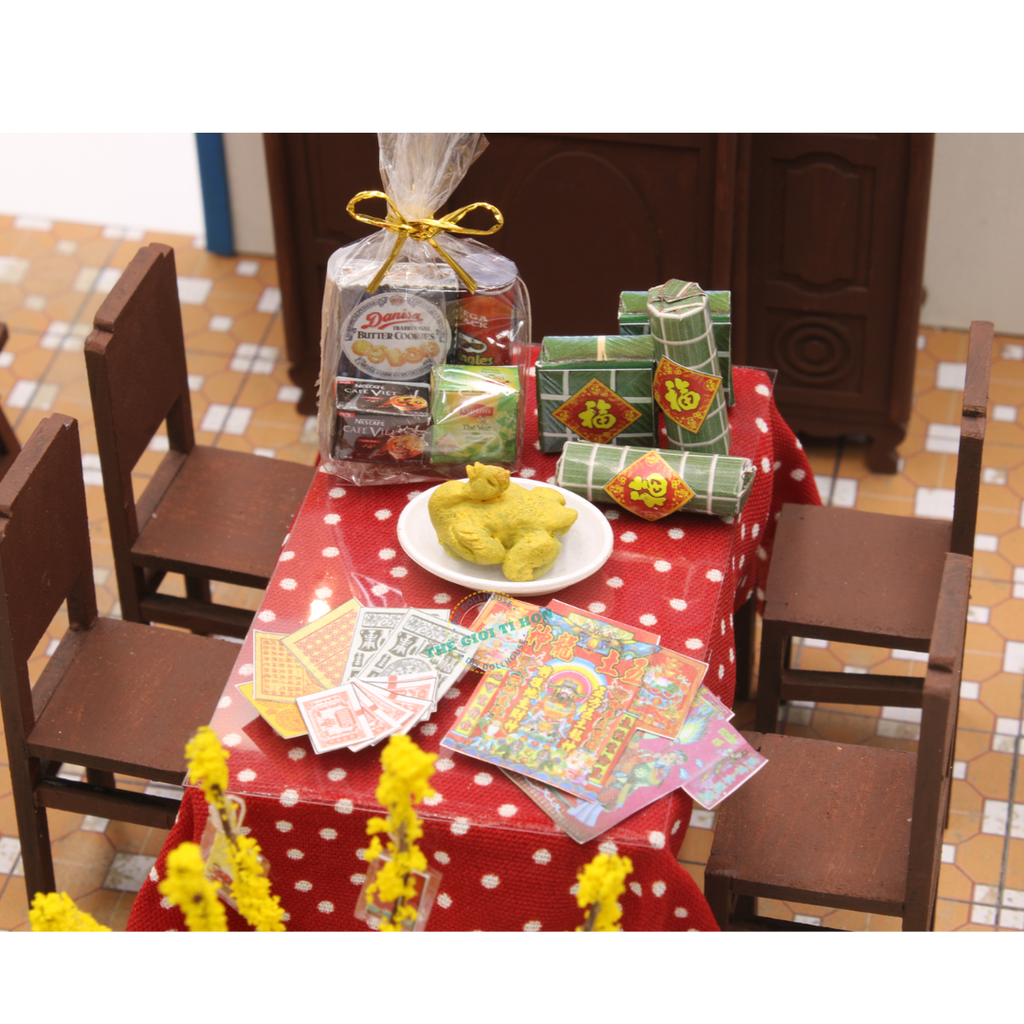 Mô Hình Tết Sài Gòn Xưa Tí Hon - Tết Sum Vầy - TX06