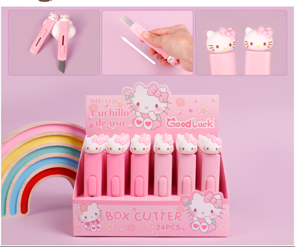 Dao Rọc Giấy Hello Kitty Md-1226 H/24 (Thnk098)