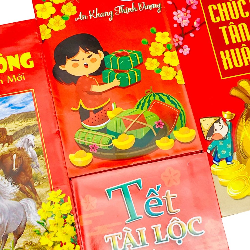 BAO LÌ XÌ LỚN X/10 (QC G.LONG) - GIAO MẪU NGẪU NHIÊN