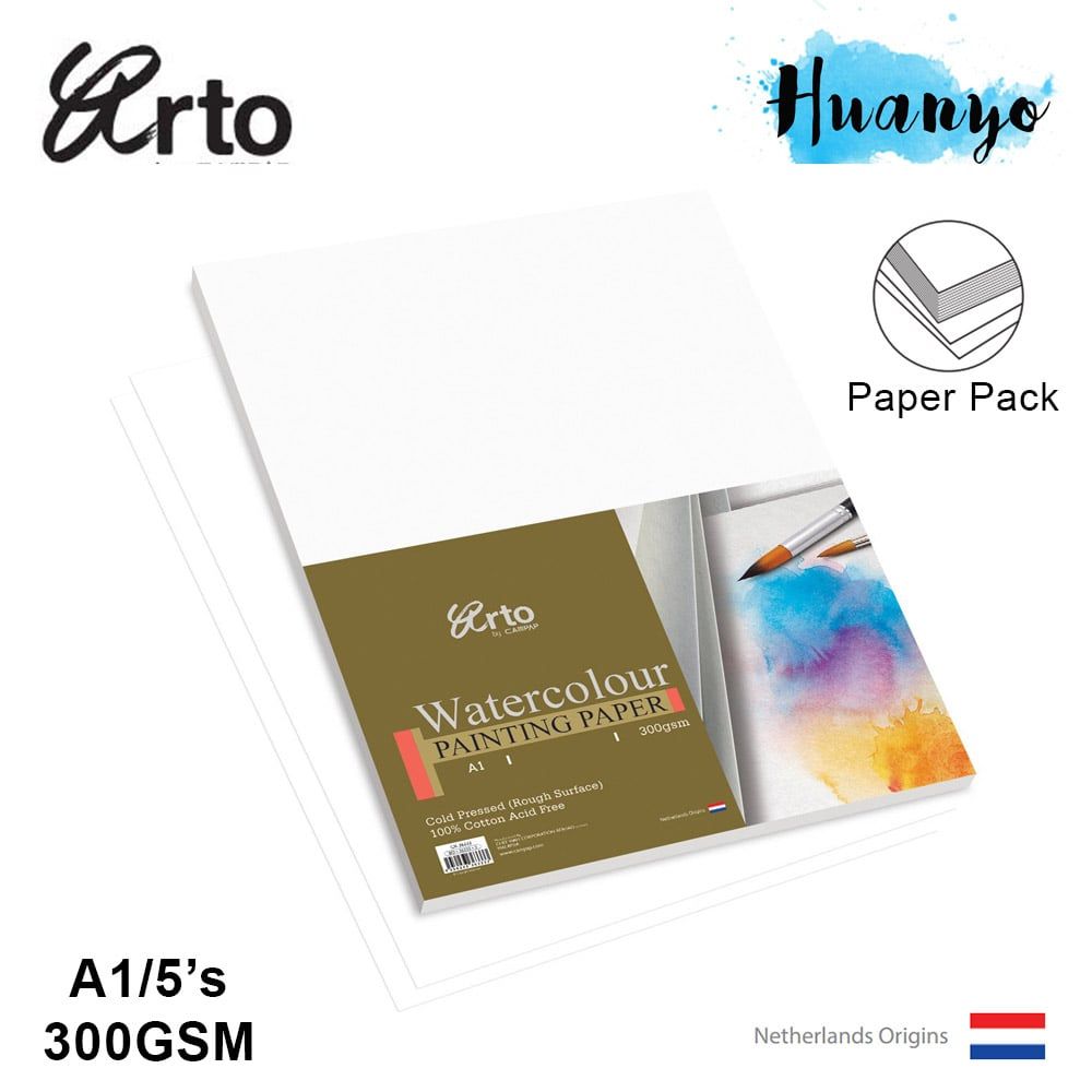 Tập GIấy Vẽ Màu Nước Water Color CR36337 Cao Cấp Khổ A1
