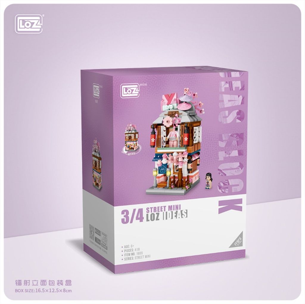 ĐỒ CHƠI LẮP RÁP CỬA HÀNG KIMONO 125X80X165MM