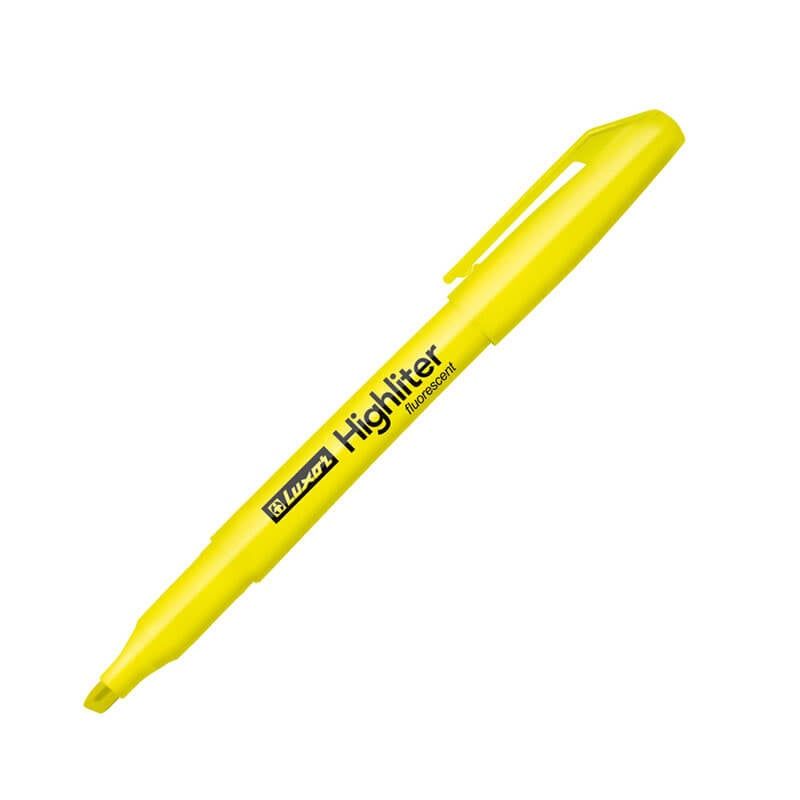 Bút Dạ Quang Luxor 414 Màu Vàng