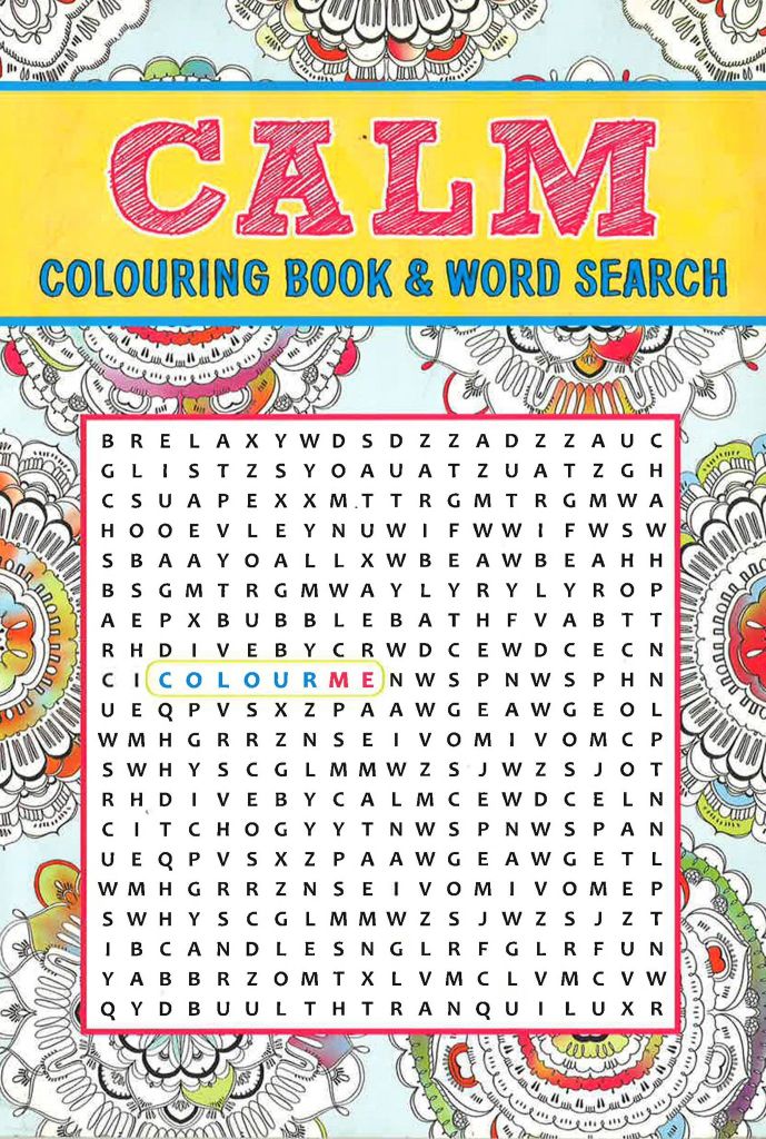 Coloring And Wordsearch: Calm