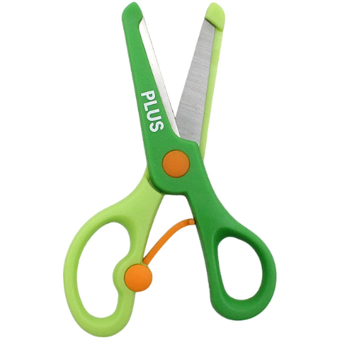Kéo Học Sinh - Plus 200-V021 - Màu Xanh Lá