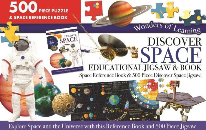 Wonders Of Learning Discover Space Educational Jigsaw & Book