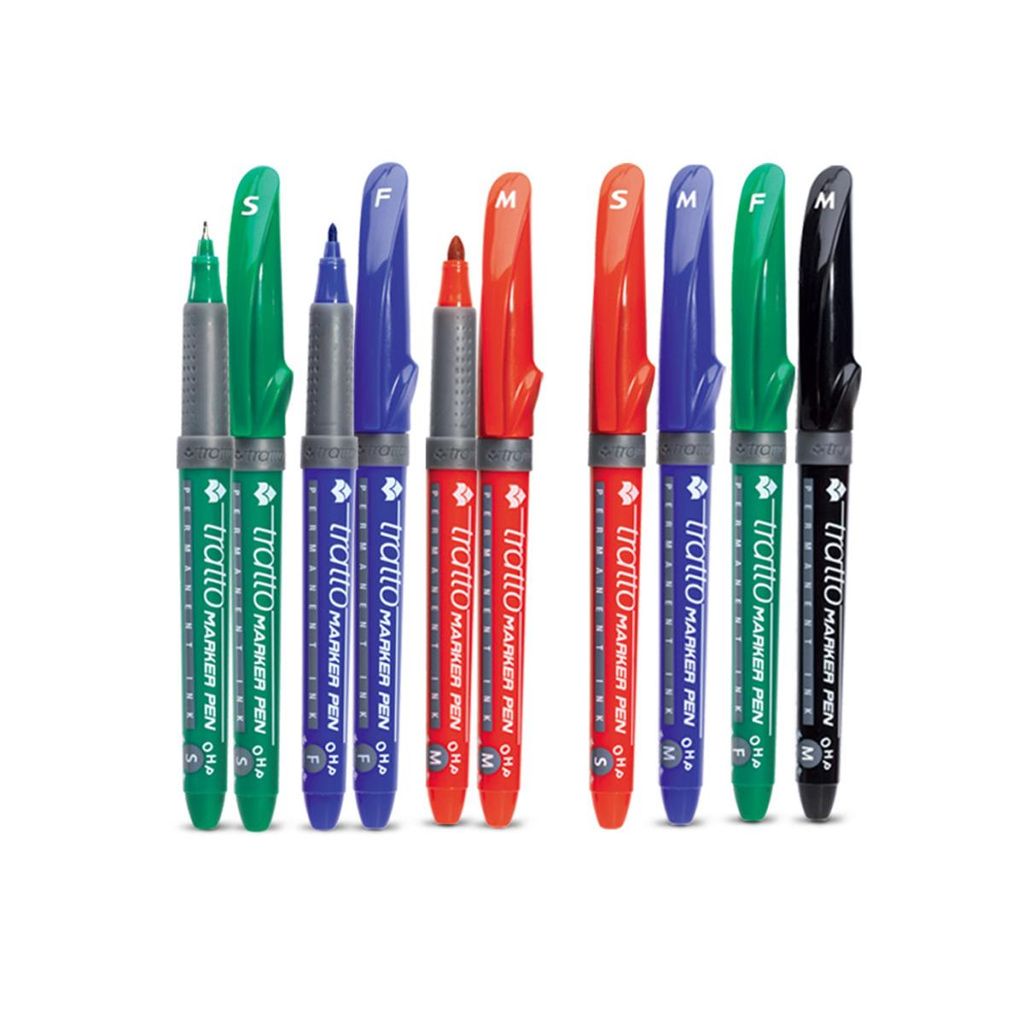 Bút Dạ Dầu Tratto Marker Pen Ohp - F Màu Xanh Green  806804(EQVIET)