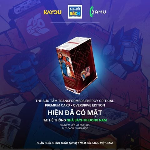 Kayou Bộ Thẻ Sưu Tầm Transformers – Then Chốt – Overdrive – 001B HH00076 (Bamu)