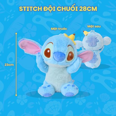 AOGER Thú Bông Stitch Đội Chuối 28CM AG24018003