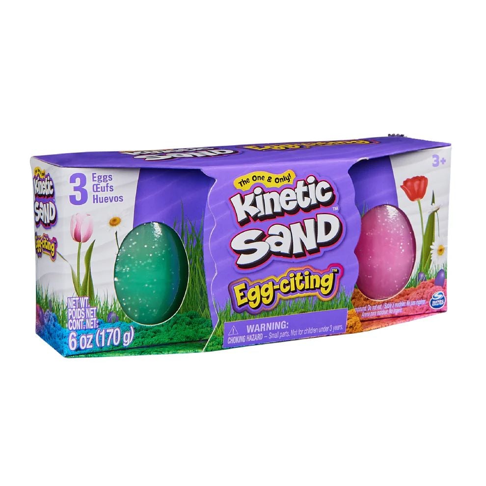 Kinetic Sand Cát Động Lực Bộ 3 Trứng Lấp Lánh 6067680