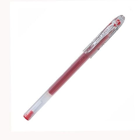 Bút Gel Pilot Supergel BL-SG-5R  -0.5mm - Mực Đỏ