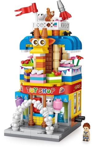 ĐỒ CHƠI LẮP RÁP CỬA HÀNG ĐỒ CHƠI 125X80X165MM