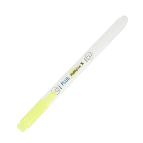 Plus - Bút Dạ Quang Xóa Được Yellow 600-V010