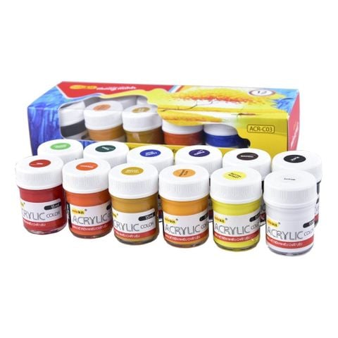 Màu acrylic Colokit ACR-C03  (Hộp 12 màu)