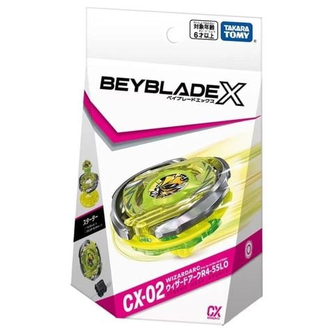 Beyblade X Con Quay CX-02 Starter WizardArc R 4-55LO 939603 (VTA)
