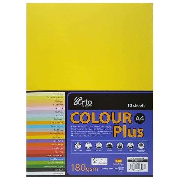 Tập Giấy Màu CR 36563(10Tờ/Xấp)