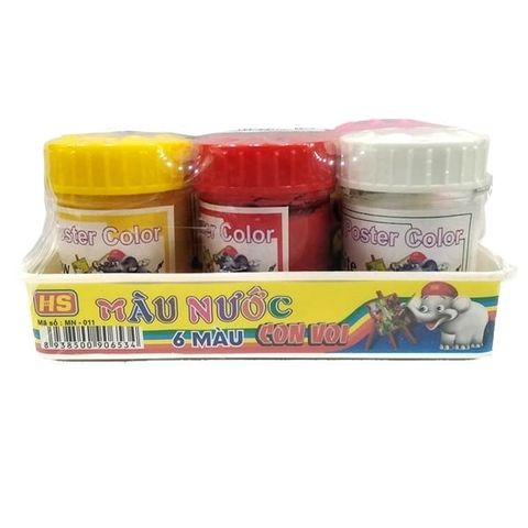 Màu Nước Con Voi 6 Màu - 011