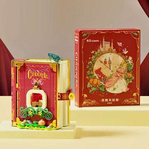 Wekki Đồ Chơi Lắp Ráp Quyển Sách Lọ Lem Wk506174 60018139