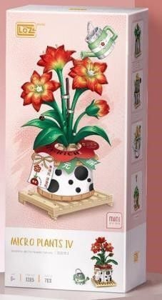 ĐỒ CHƠI LẮP RÁP CHẬU CÂY HOA ĐỎ 703PCS 1285 (THNK088)