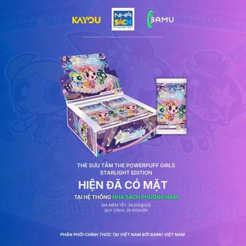 Kayou Bộ Thẻ Sưu Tầm The Powerpuff Girls – Ánh Sao – 001 – Series 1 HH00075 (Bamu)