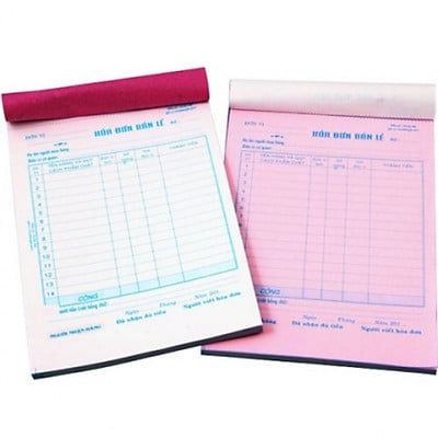 Hóa Đơn Bán Lẻ 2 Liên Nhỏ Dày ( 50c/lốc)