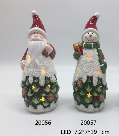 Trang Trí Gốm Sứ Ông Già/Tuyết 22028 Noel