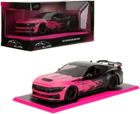 Jada Xe Mô Hình Pink Slips 2024 Ford Mustang Dark Horse 1:24