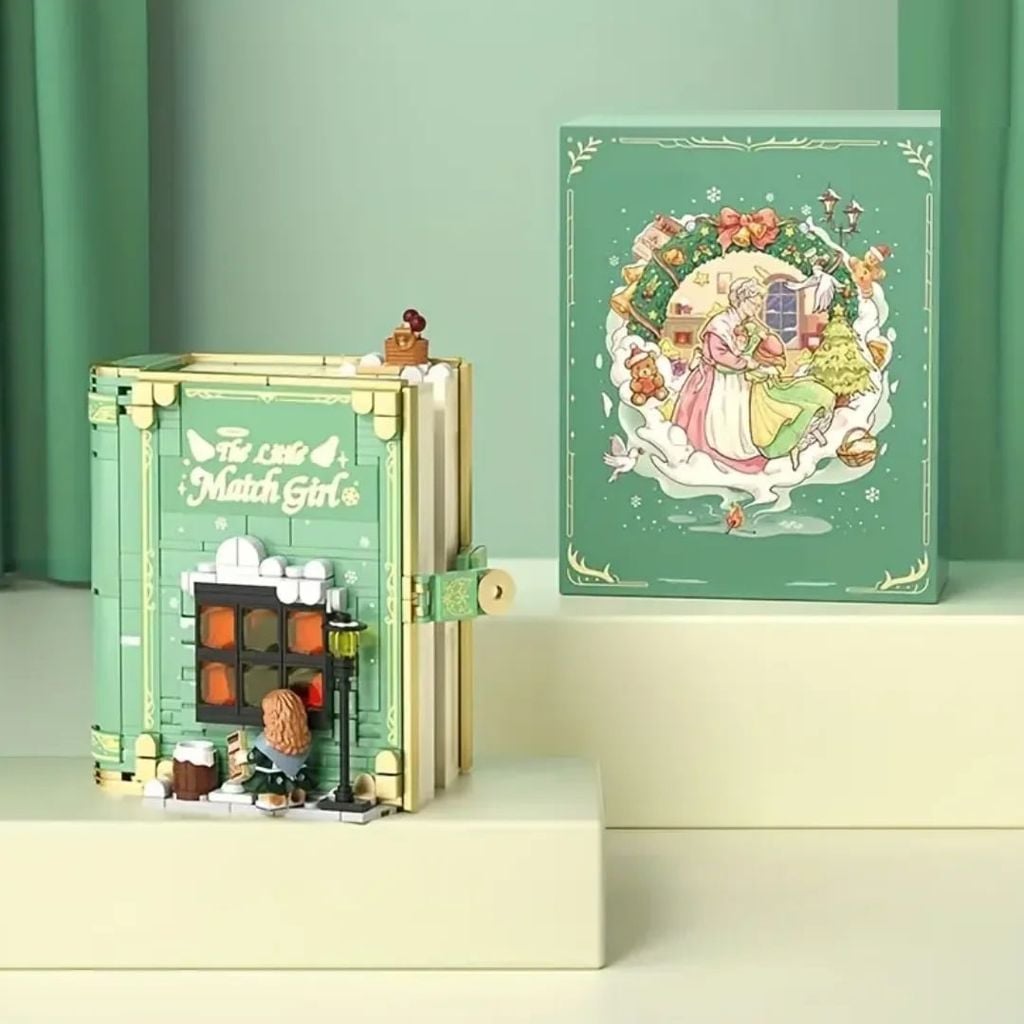 Wekki Đồ Chơi Lắp Ráp Quyển Sách Cô Bé Qdiêm Wk506184 60018143