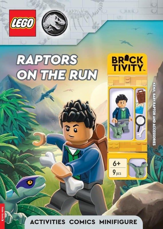 Lego Jurassic World: Raptors On The Run Activity Book _ Mom 0626
