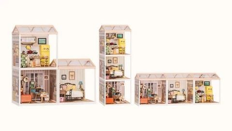 ROBOTIME - ĐỒ CHƠI LẮP RÁP NHÀ THU NHỎ BẰNG NHỰA Rolife Super Creator