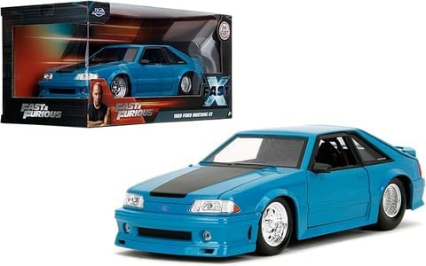 Jada Xe Mô Hình Fast & Furious 1989 Ford Mustang Gt - Blue 1:24