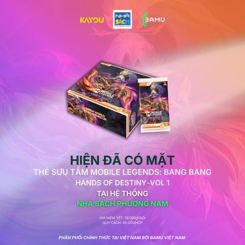Kayou Hộp Thẻ Sưu Tầm ML:BB – Bàn Tay Định Mệnh – 001A HH00072 (Bamu)